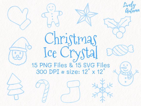 A Crafter's Review: Ice Crystal Graphics for Seasonal Projects