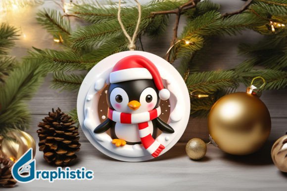 A Designer's Practical Review of a 3D Penguin Ornament Graphic