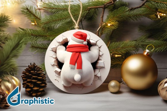 A Designer's Practical Take on the 3D Polar Bear Christmas Ornament