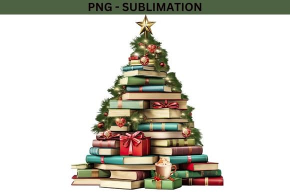 A Designer's Take on the Christmas Book Tree Embroidery File