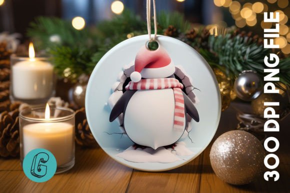 A Penguin Ornament Design Worth Stitching