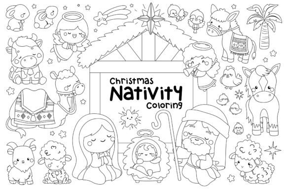 Crafting Authentic Holiday Branding with Nativity Clipart Graphics