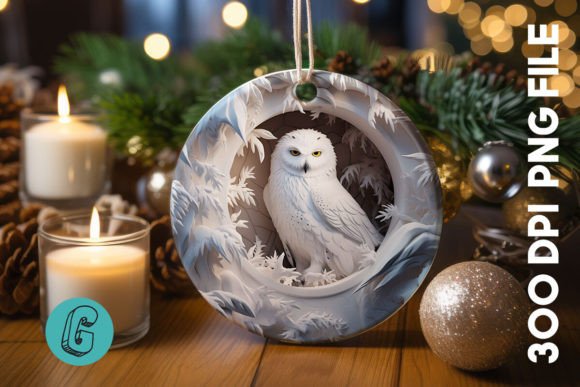 Cute Owl Christmas Ornament PNG 13 Review for Craft Businesses