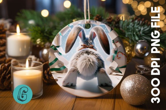 How a 3D Rabbit Ornament Graphic Elevates Brand Content