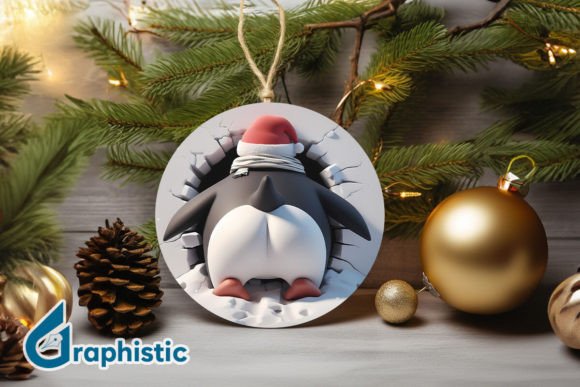 Penguin Graphics & Illustrations for Festive Branding