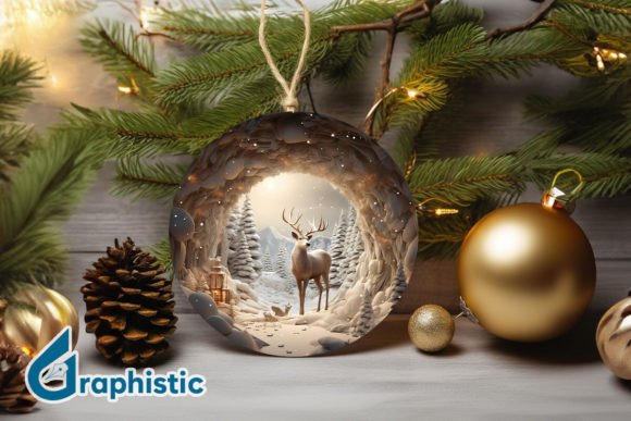Reindeer Christmas Ornament PNG 18: A Designer's Real-World Review