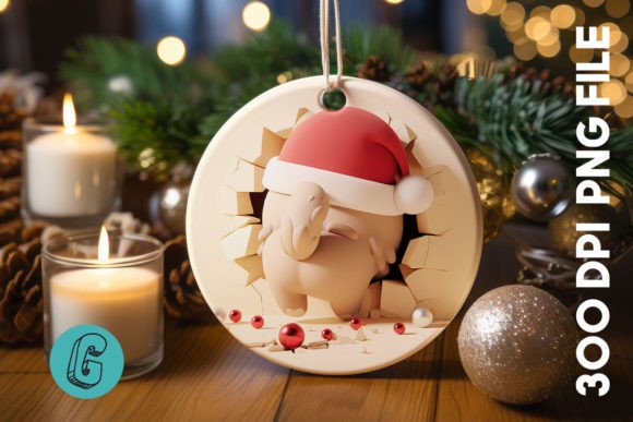 Reviewing the Cute Cat Christmas Ornament Illustrations