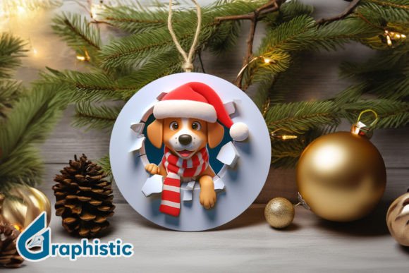 Reviewing the Dog Christmas Ornament Illustration for Publishing