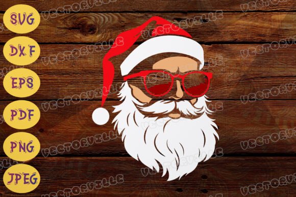 Rock Santa Claus SVG: A Modern Graphic for Festive Illustrations