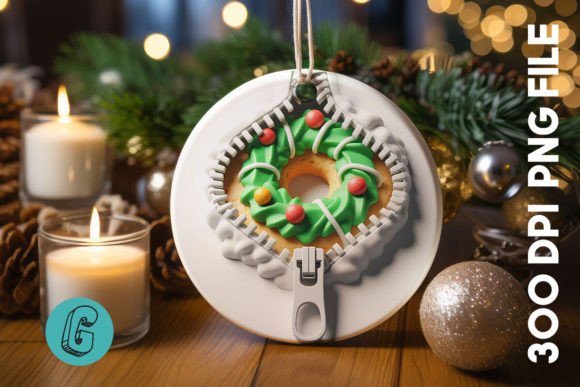 Unzipped Christmas Ornament PNG 02: A Graphics Asset Review
