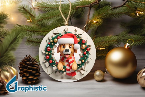 Using Dog Christmas Graphics for Modern Brand Illustrations