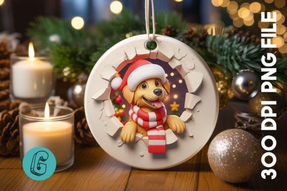Why This Cute Dog Ornament Design Works for Real Projects